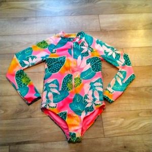 A neon swimsuit